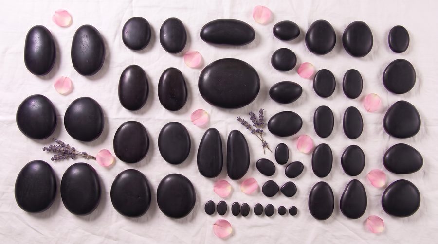 The Full Body Set of 52 massage stones