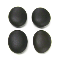 Set of four smooth massage stones